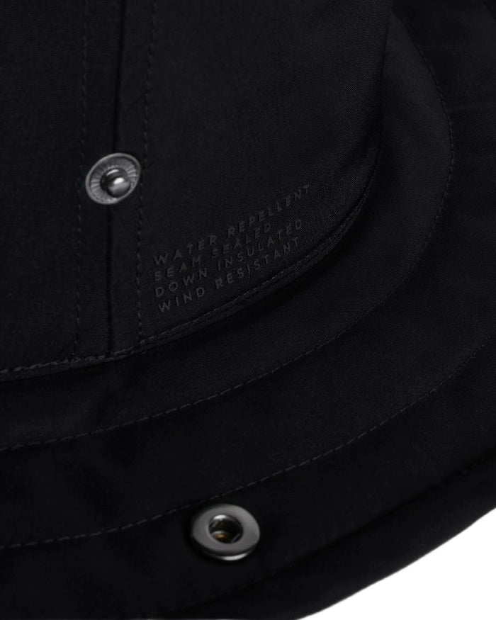 Black Coloured Tilley Thermashield T3 on white background #colour_black