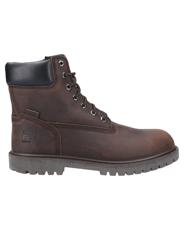 Brown ccoloured Timberland Pro Iconic Safety Toe Work Boots on White Background
#colour_brown