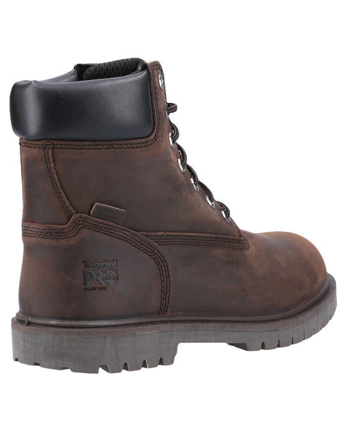 Brown ccoloured Timberland Pro Iconic Safety Toe Work Boots on White Background
#colour_brown