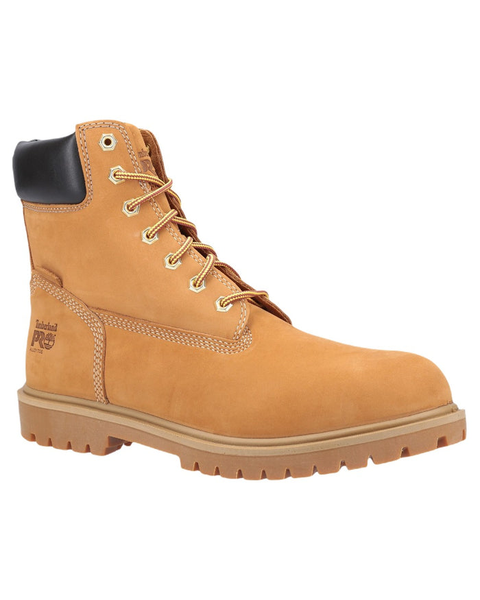Wheat coloured Timberland Pro Iconic Safety Toe Work Boots on White Background
#colour_wheat