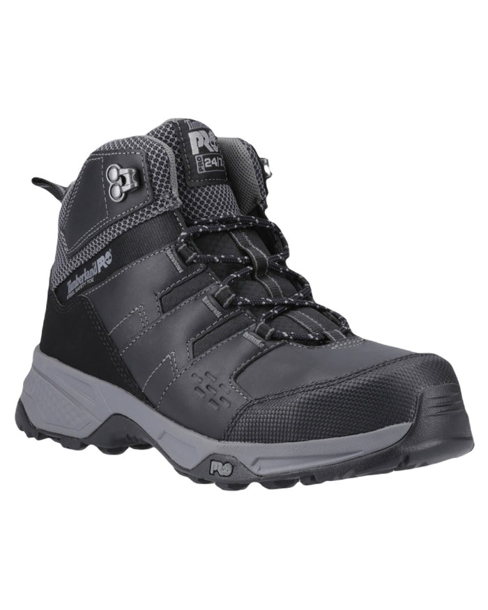 Black Coloured Timberland Pro Mens Switchback LT Safety Boots on White Background
#colour_black