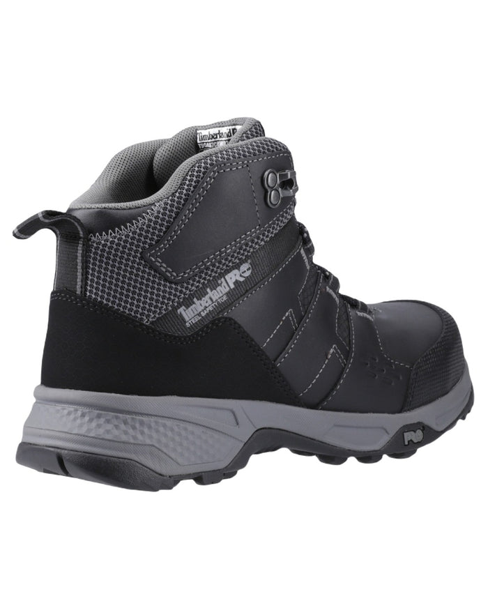 Black Coloured Timberland Pro Mens Switchback LT Safety Boots on White Background
#colour_black
