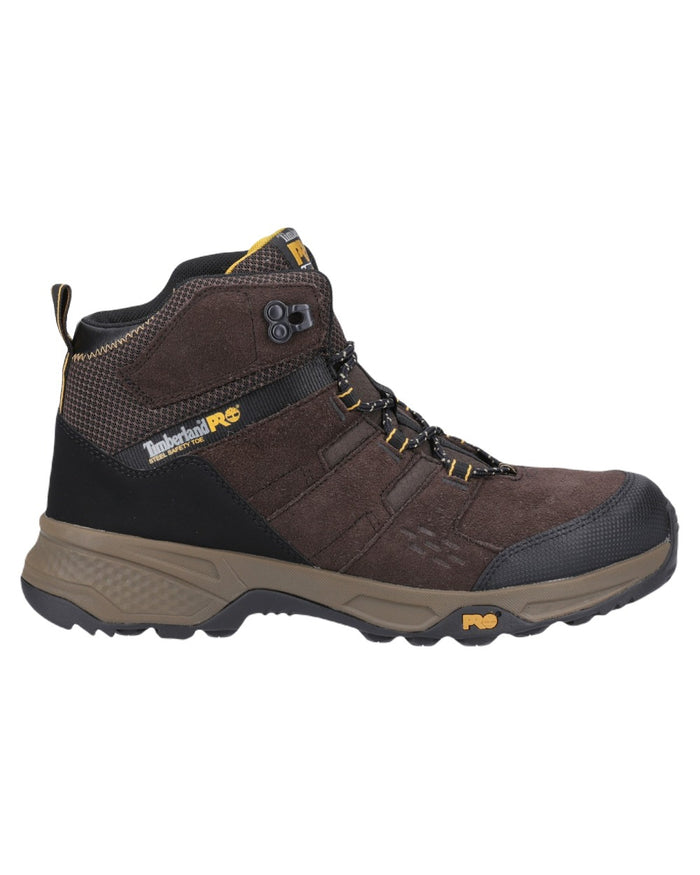 Dark Brown Coloured Timberland Pro Mens Switchback Safety Boot 2.0 on White Background
#colour_dark-brown