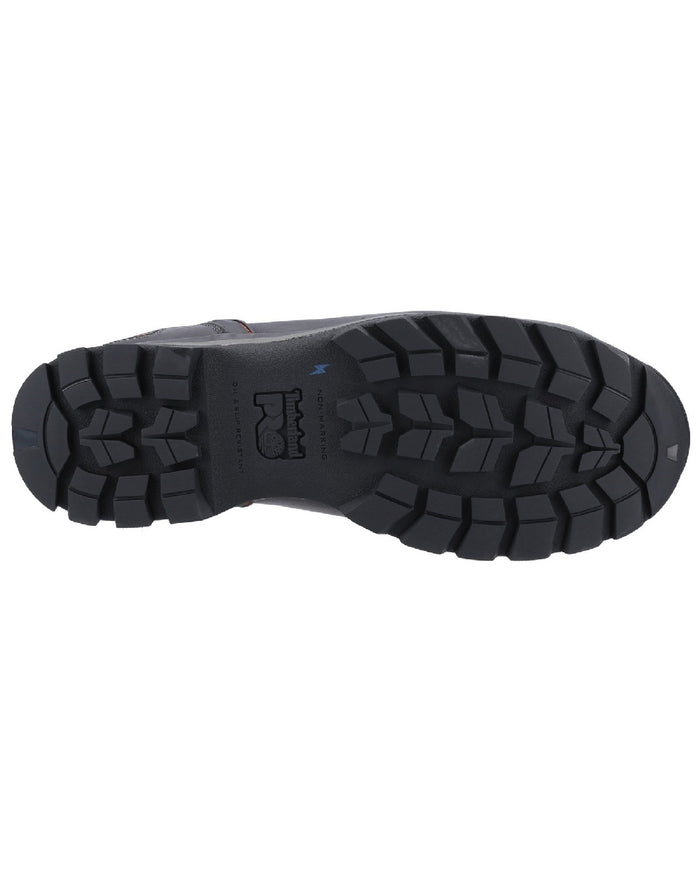 Black coloured Timberland Pro Splitrock XT Composite Safety Toe Work Boots on white background #colour_black