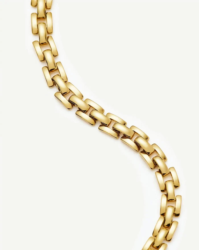 Timepiece Link Chain Bracelet | 18ct Gold Plated Bracelets Missoma