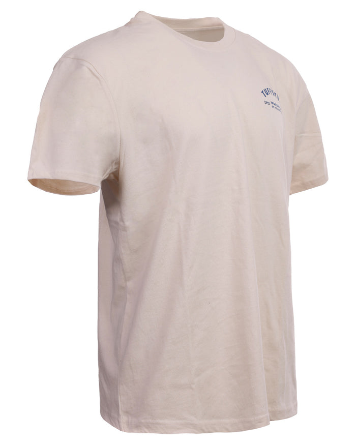 White coloured TuffStuff Icon T-Shirt on White background #colour_white