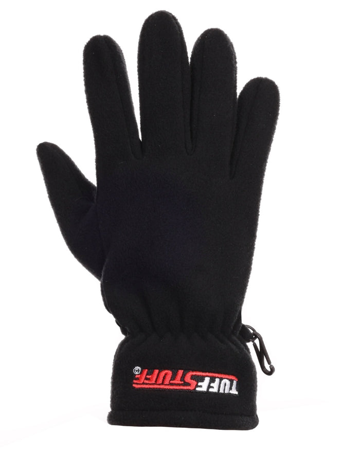 Black coloured TuffStuff Winter Bundle Glove on white background #colour_black