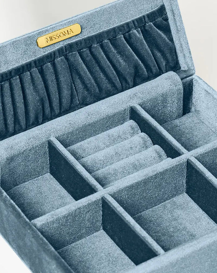 Velvet Jewellery Box | Blue Steel Accessories Missoma