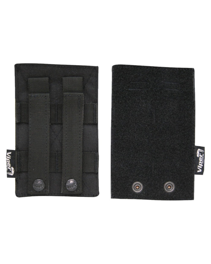 Black Coloured Viper Adjustable Panels on white background #colour_black