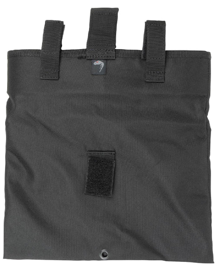Black Coloured Viper Folding Dump Bag on white background #colour_black