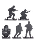 Black Coloured Viper Micro Target Set on white background #colour_black