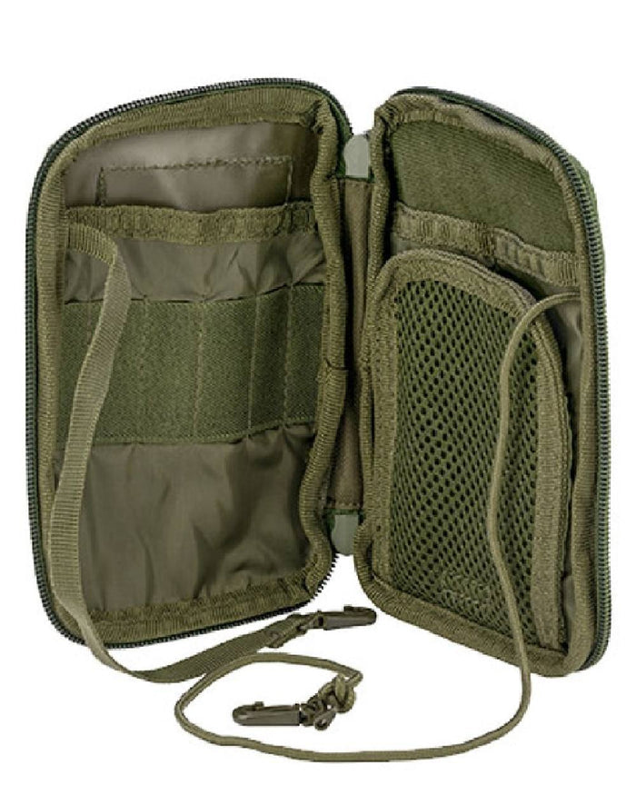 Green Coloured Viper Operators Pouch on white background #colour_green