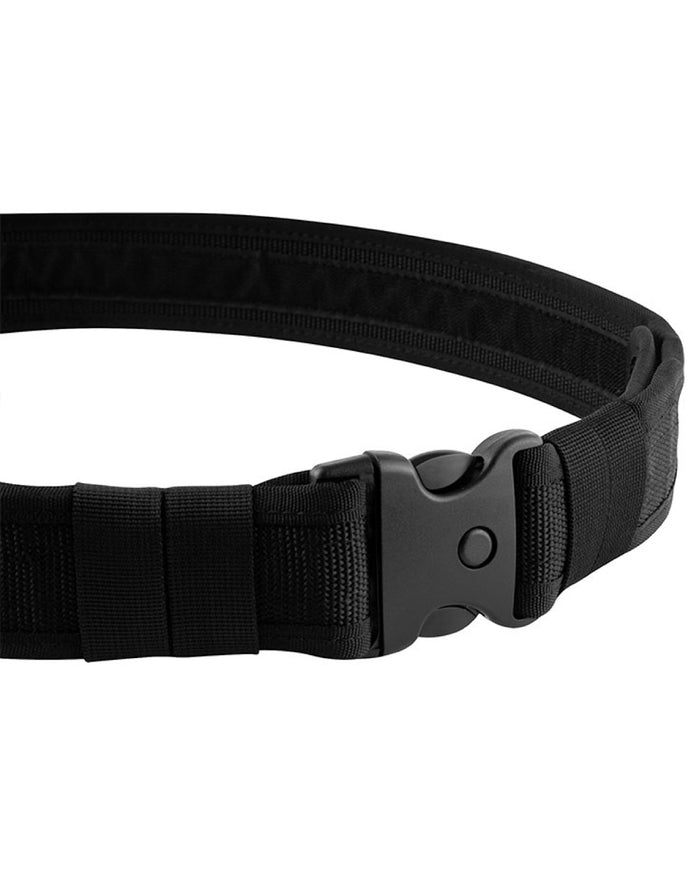 Black Coloured Viper Security Belt on white background #colour_black
