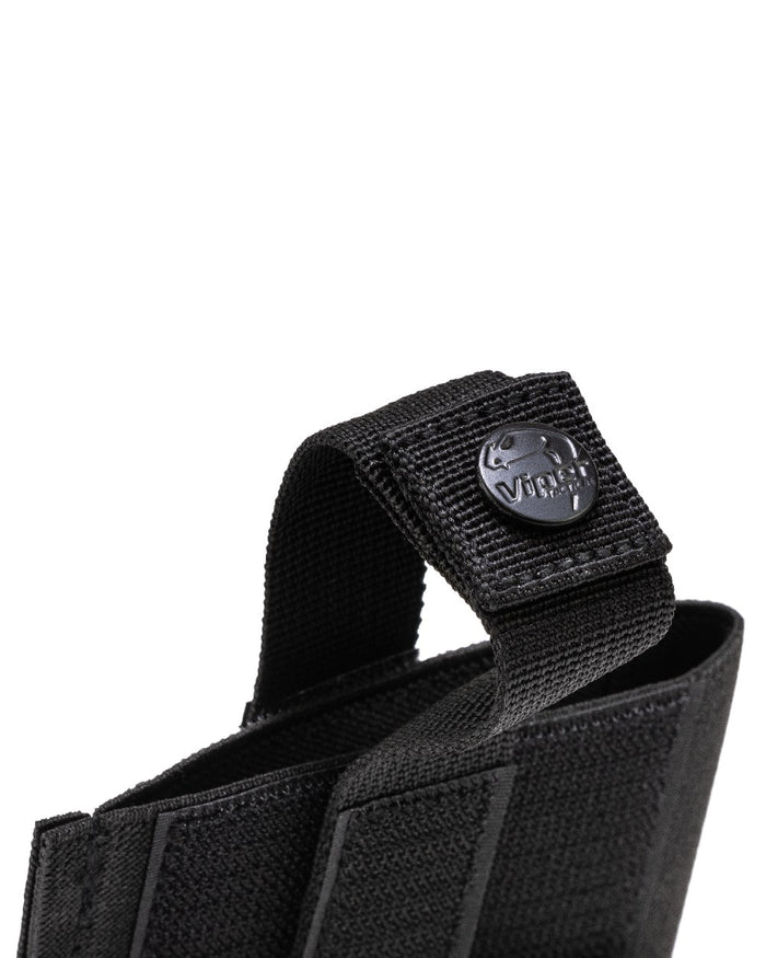 Black Coloured Viper VX Pistol Sleeve on white background #colour_black
