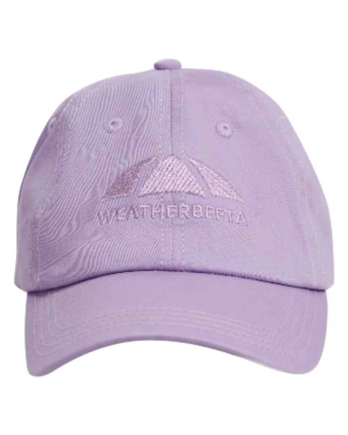 Lavender Mist coloured WeatherBeeta Performance Cotton Cap on white background #colour_lavender-mist
