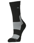 Midnight Green Soft Sage Coloured WeatherBeeta Performance Crew Riding Socks on white background #colour_midnight-green-soft-sage