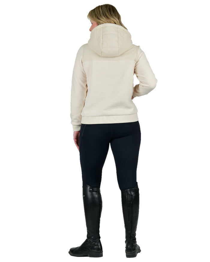 Whitecap Grey coloured WeatherBeeta Tampa Technical Pullover on white background #colour_whitecap-grey