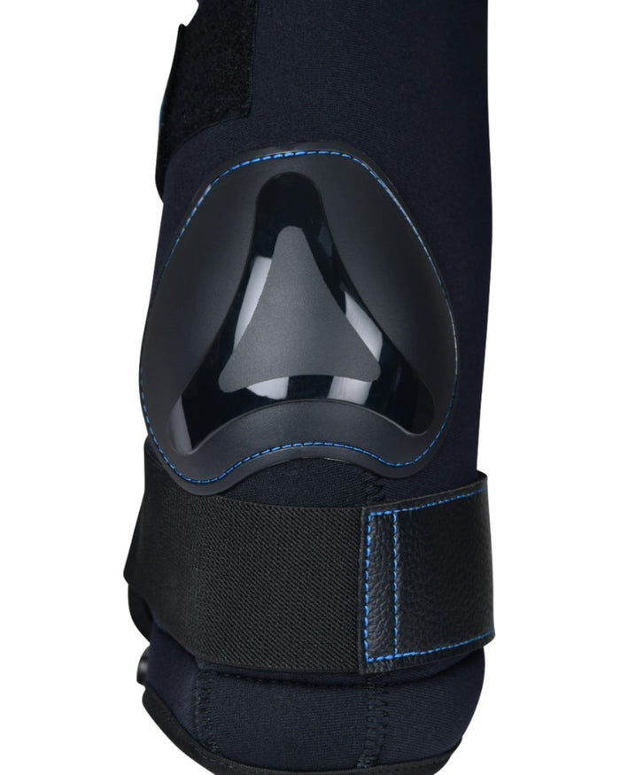 Black Coloured WeatherBeeta Therapy-Tec II Ultra Cool Ice Boots on white background #colour_black