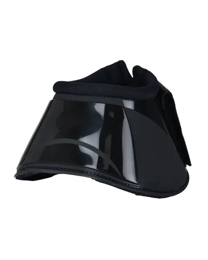 Black Coloured WeatherBeeta Tough-Tec Impact Bell Boots on white background #colour_black