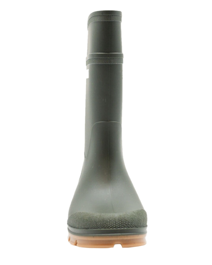 Green Coloured Xpert Kids Swampmaster Stampede Junior Wellingtons on White Background
#colour_green