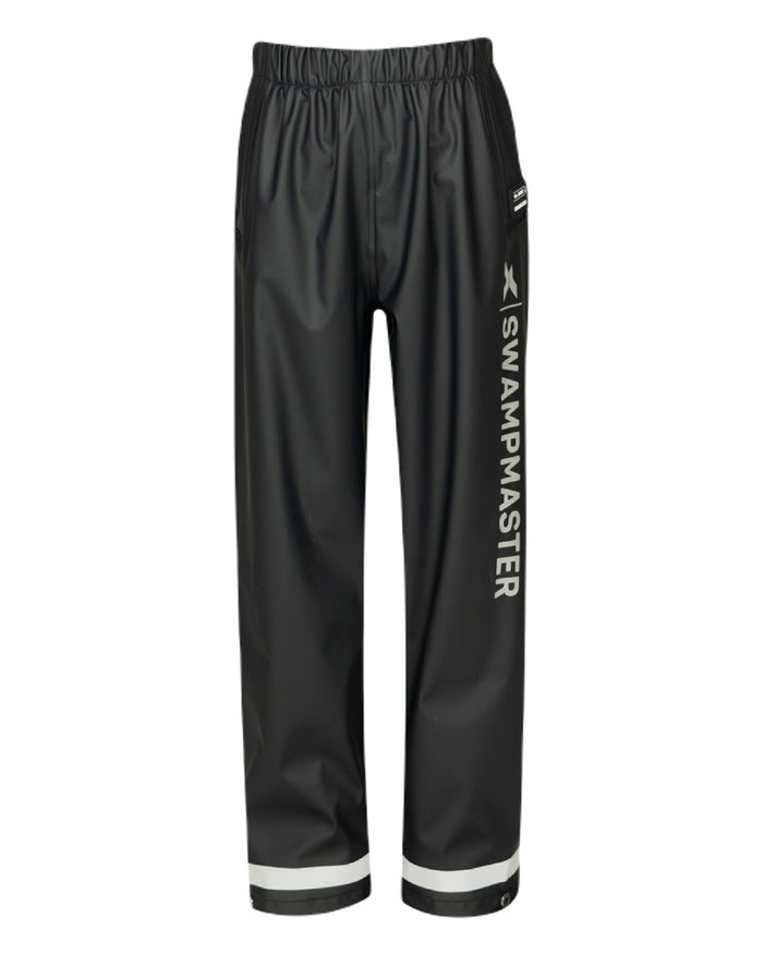 Navy Coloured Xpert Boys Swampmaster No-Sweat Stormgear Junior Waterproof Trousers on White Background
#colour_navy