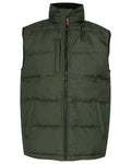 Green Coloured Xpert Mens Core Padded Work Bodywarmer on White Background
#colour_green