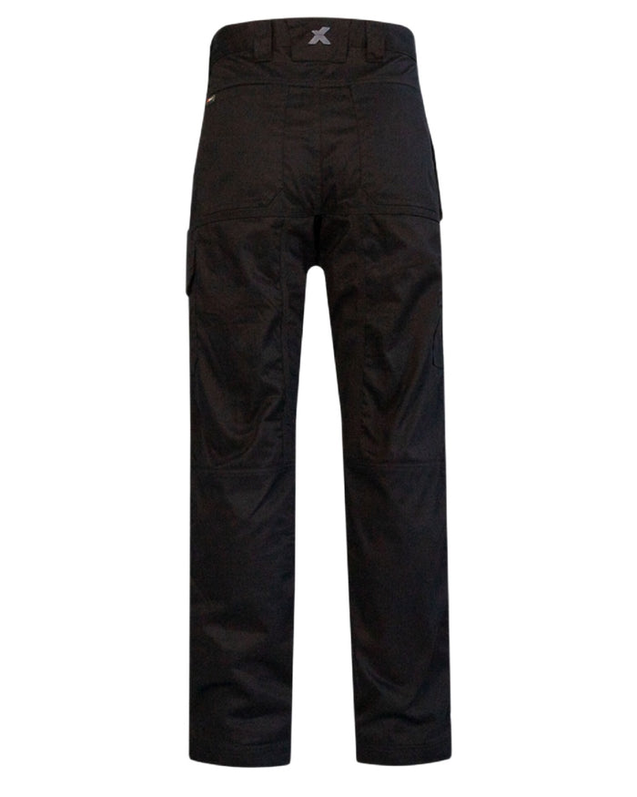 Black Coloured Xpert Mens Core Work Trousers on White Background
#colour_black