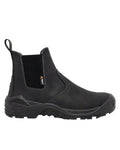 Black Coloured Xpert Mens Defiant S3 Safety Dealer Boots on White Background
#colour_black