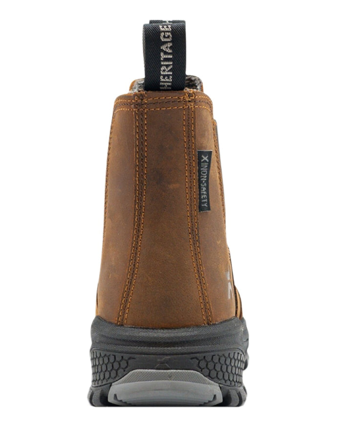 Brown Coloured Xpert Mens Heritage Dealer S3L Safety Boots on White Background
#colour_brown