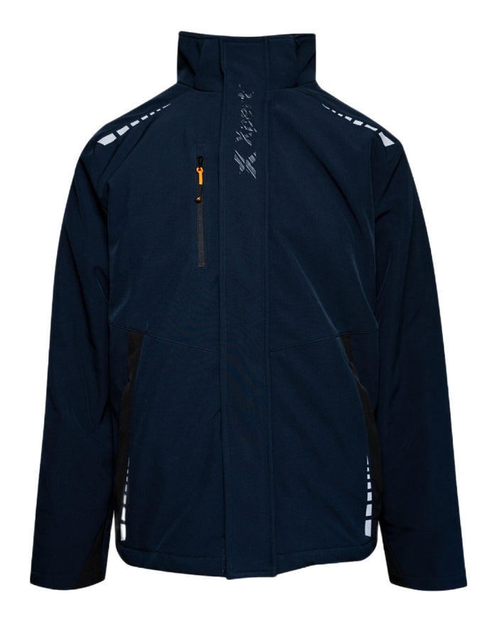 Navy Coloured Xpert Mens Pro 3 Layer TPU Tactical Shell Jacket on White Background
#colour_navy