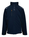 Navy Coloured Xpert Mens Pro 3 Layer TPU Tactical Shell Jacket on White Background
#colour_navy