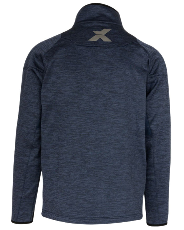 Navy Coloured Xpert Mens Pro Half Zip Tech Fleece on White Background
#colour_navy