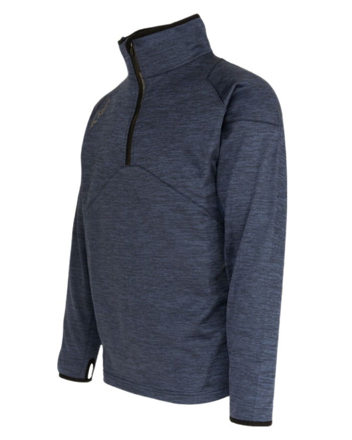 Navy Coloured Xpert Mens Pro Half Zip Tech Fleece on White Background
#colour_navy