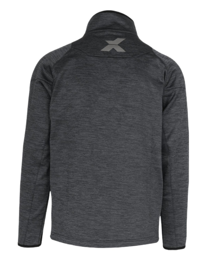 Grey Coloured Xpert Mens Pro Half Zip Tech Fleece on White Background
#colour_grey