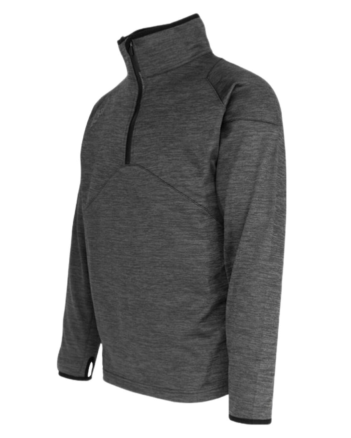 Grey Coloured Xpert Mens Pro Half Zip Tech Fleece on White Background
#colour_grey