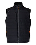 Black Coloured Xpert Mens Pro Rip-Stop Panelled Bodywarmer on White Background
#colour_black