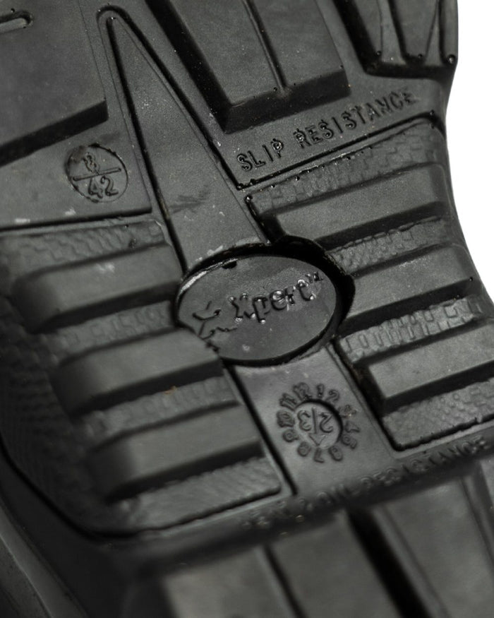 Black Coloured Xpert Mens Pro Zipster Safety Zip-Side Boots on White Background
#colour_black