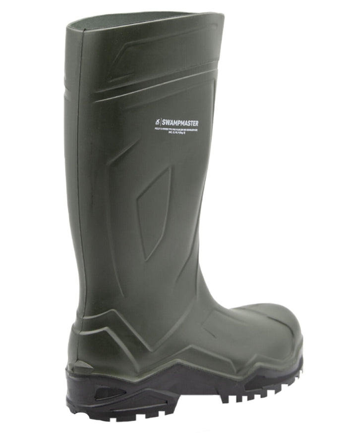Green Coloured Xpert Mens Swampmaster Pro Champion+ Non-Safety Wellingtons on White Background
#colour_green