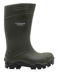 Green Coloured Xpert Mens Swampmaster Pro Thermo S5 Safety Wellingtons on White Background
#colour_green