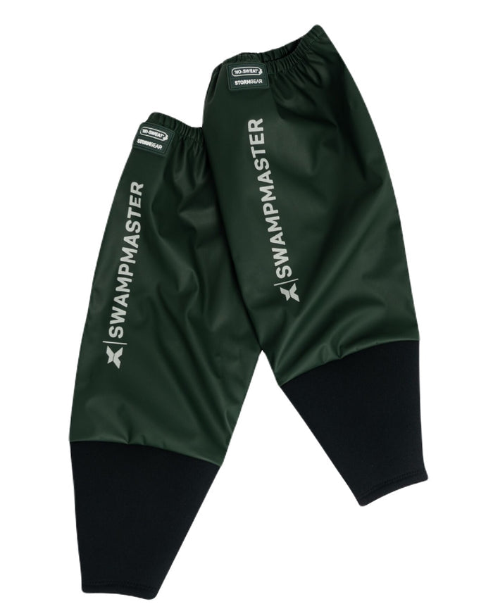 Green Coloured Xpert Swampmaster Stormgear Waterproof Dairy Sleeves on White Background
#colour_green