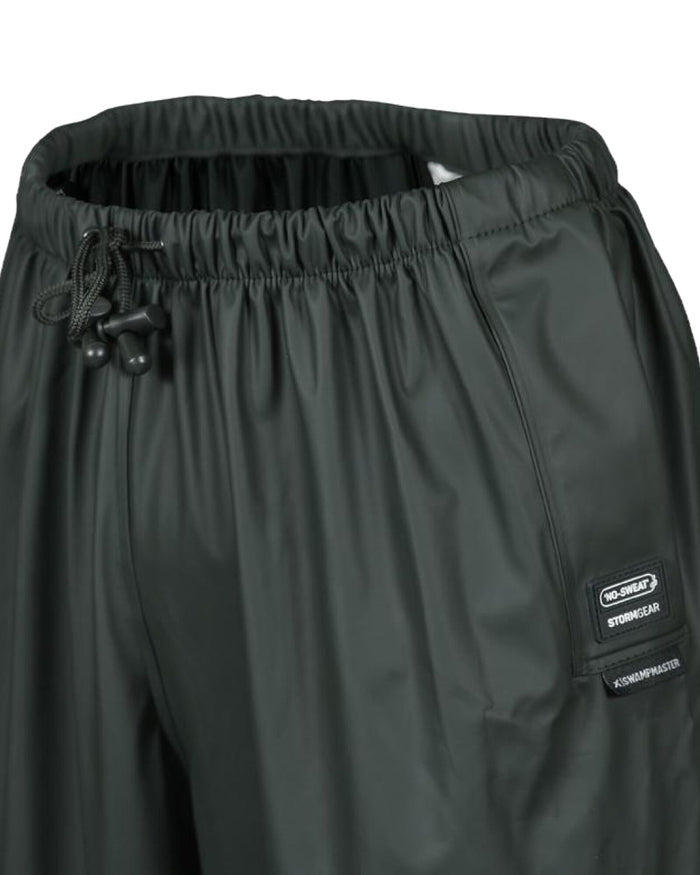 Green Coloured Xpert Swampmaster No-Sweat Stormgear Waterproof Trousers on White Background
#colour_green