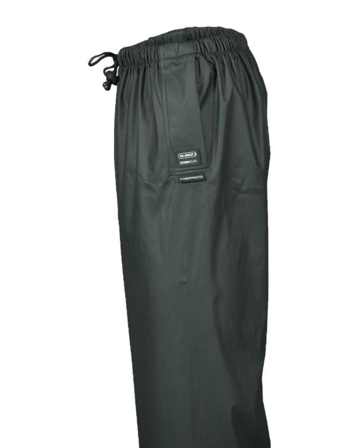 Green Coloured Xpert Swampmaster No-Sweat Stormgear Waterproof Trousers on White Background
#colour_green