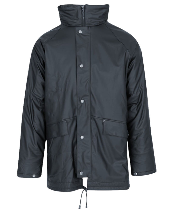 Navy Coloured Xpert Womens Swampmaster No-Sweat Thermgear Waterproof Lined Jacket on White Background
#colour_navy