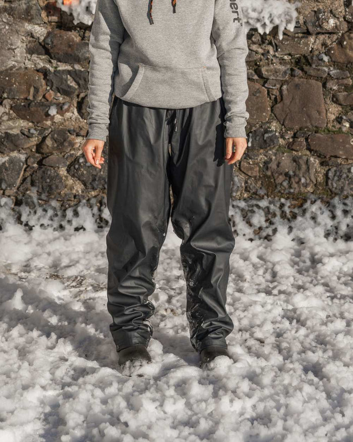 Navy Coloured Xpert Swampmaster No-Sweat Thermgear Waterproof Lined Trousers on Outdoor Background
#colour_navy