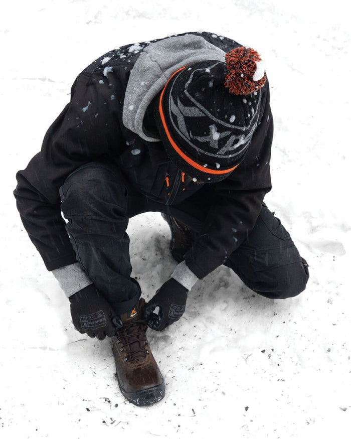 Brown Coloured Xpert Typhoon Safety Boots Bundle GGX 2024 on Outdoor Background
#colour_brown