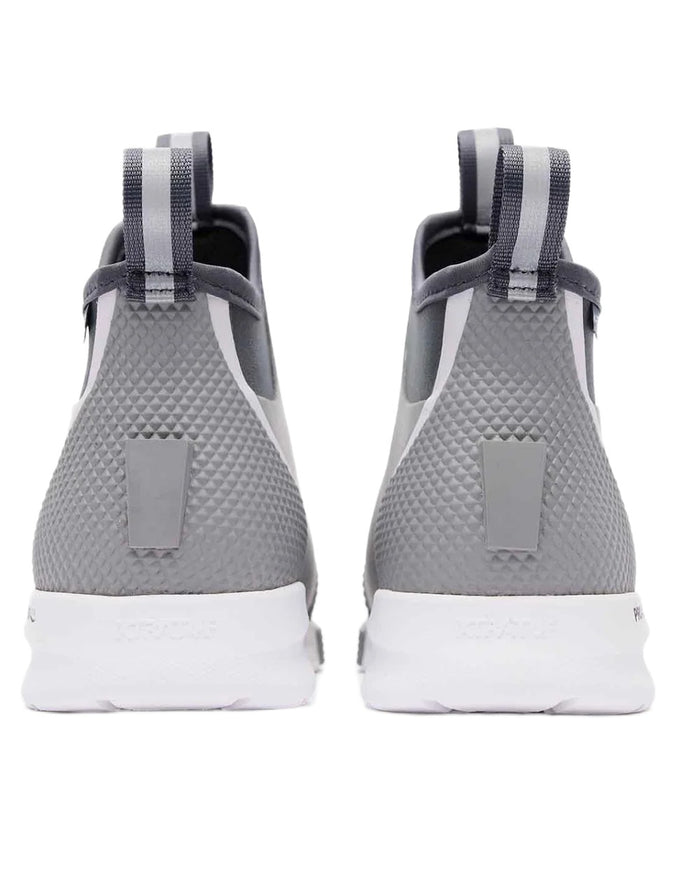 Grey Coloured Xtratuf Mens 6" Ankle Deck Sport Boots on white background #colour_grey