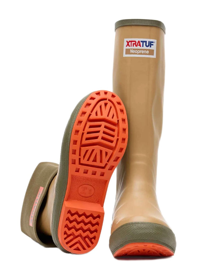 Sahara Coloured Xtratuf Womens 15" Legacy Fishing Boots on white background #colour_sahara