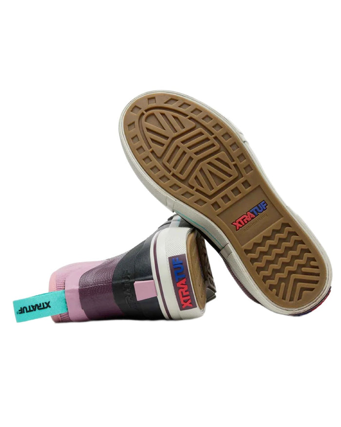 Fig coloured Xtratuf Womens Out Of The Ordinary Deck Boots on white background #colour_fig